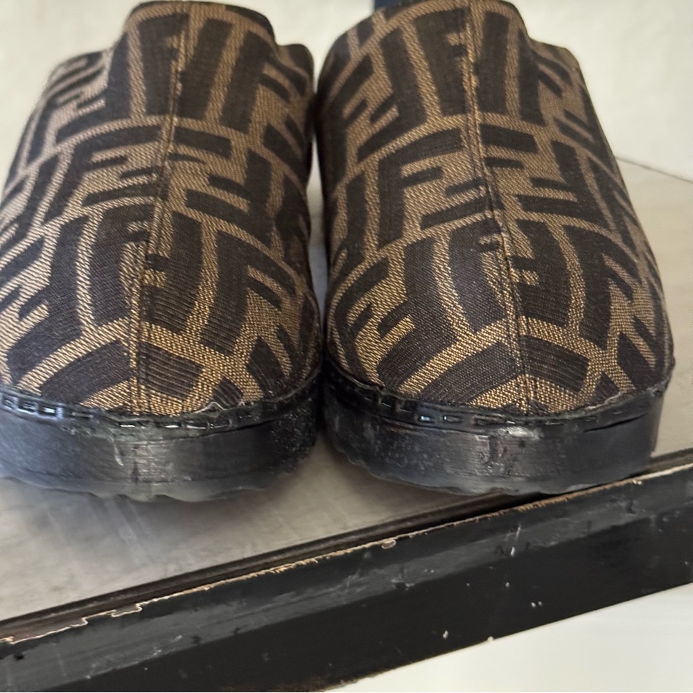 Fendi Authentic Zucca Vintage Clogs - Picture 4 of 11